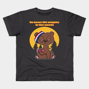 Bear Gym Kids T-Shirt